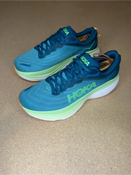 Hoka Other - HOKA Bondi 8 Men’s 11D Deep Lagoon Ocean Mist Running Shoes 1123202-DLOM